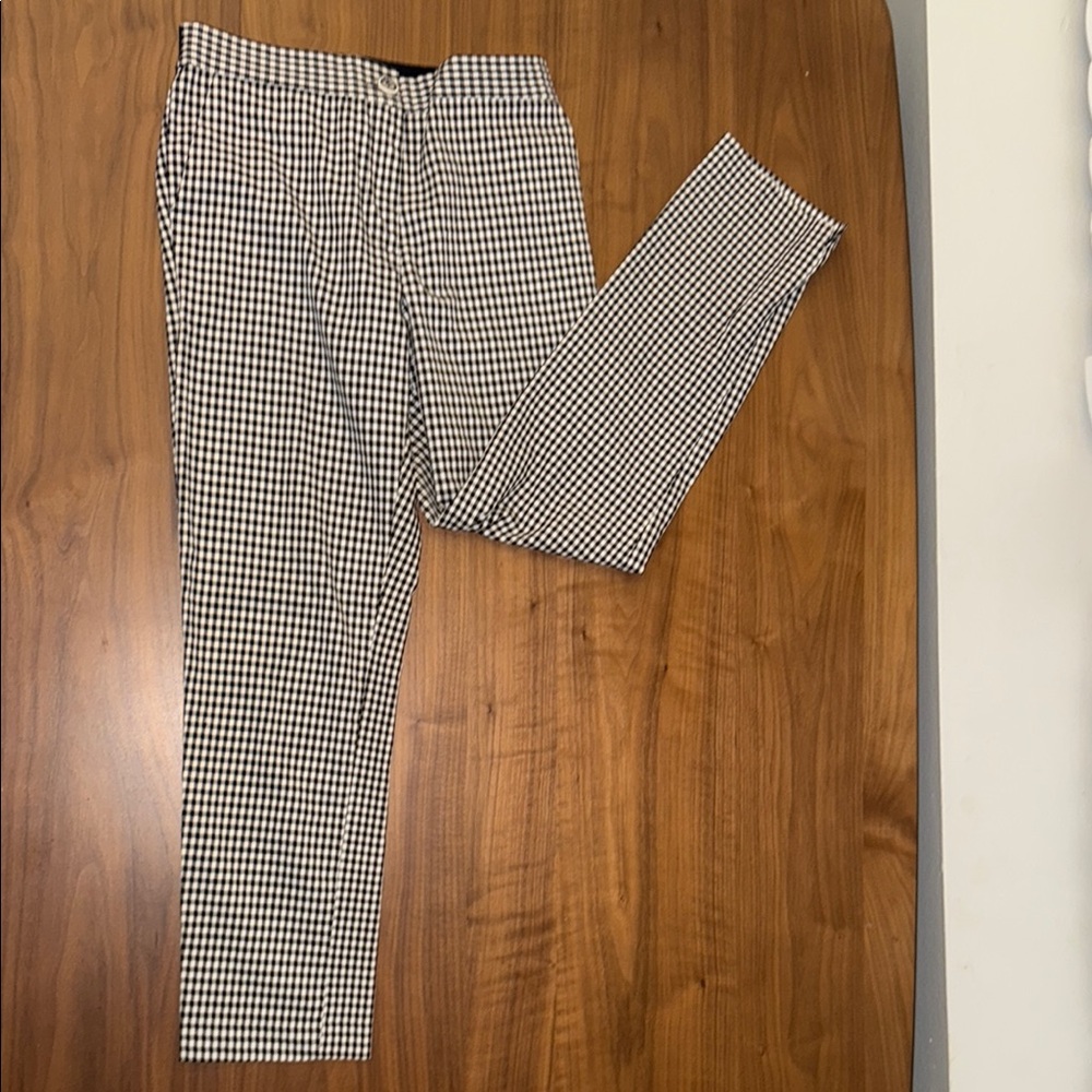 Black and White Checkered Pants
